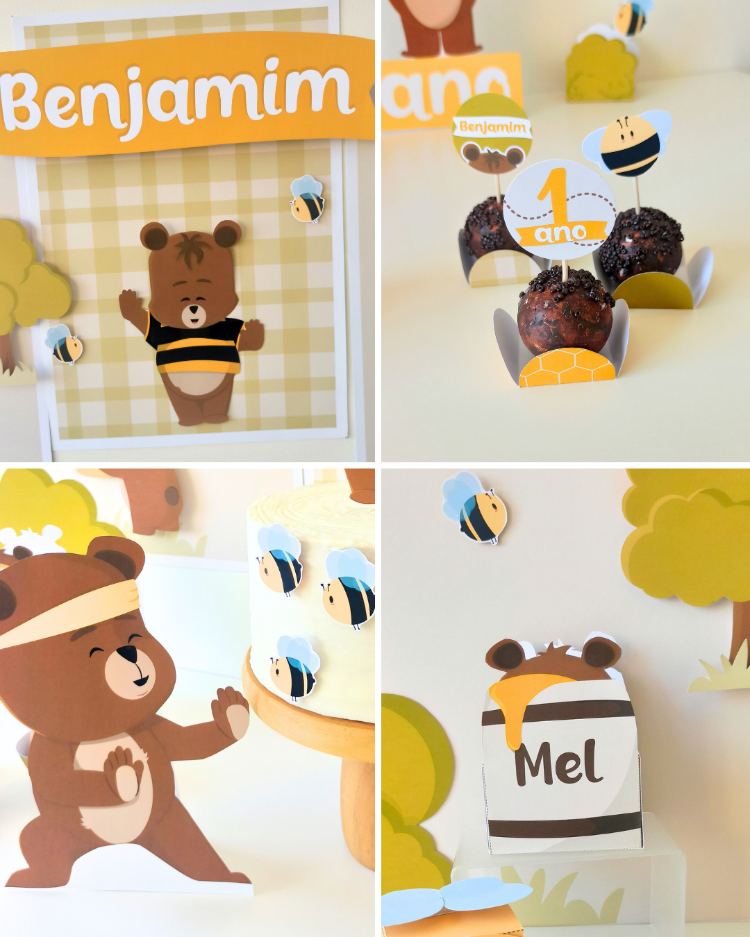 Kit de festa – Ursinho Ben 6