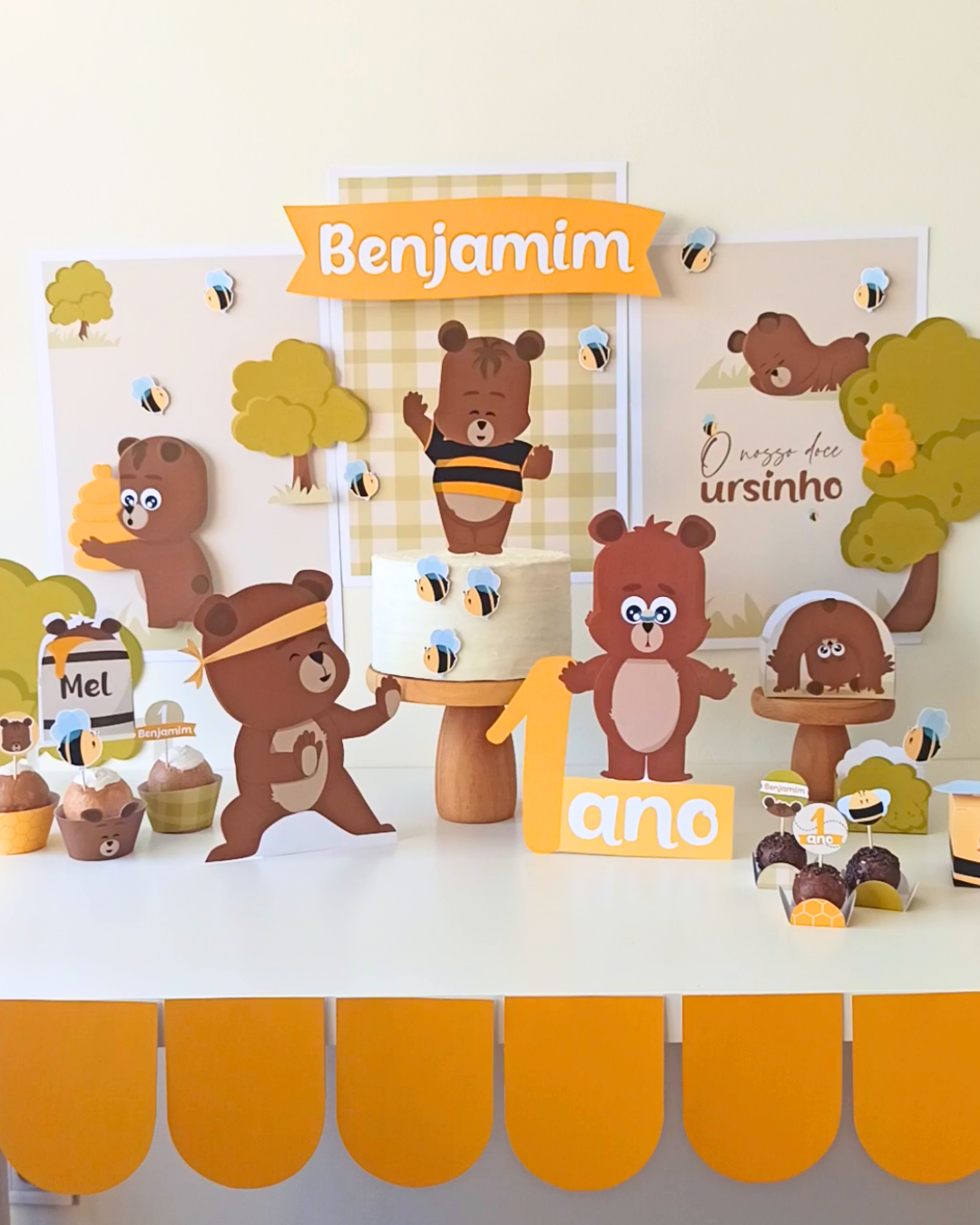  Kit Digital A3 & A4 - Ursinho Ben 2