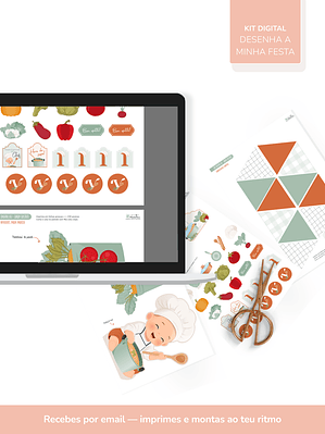 Kit Digital Personalizado - Desenha a Minha Festa