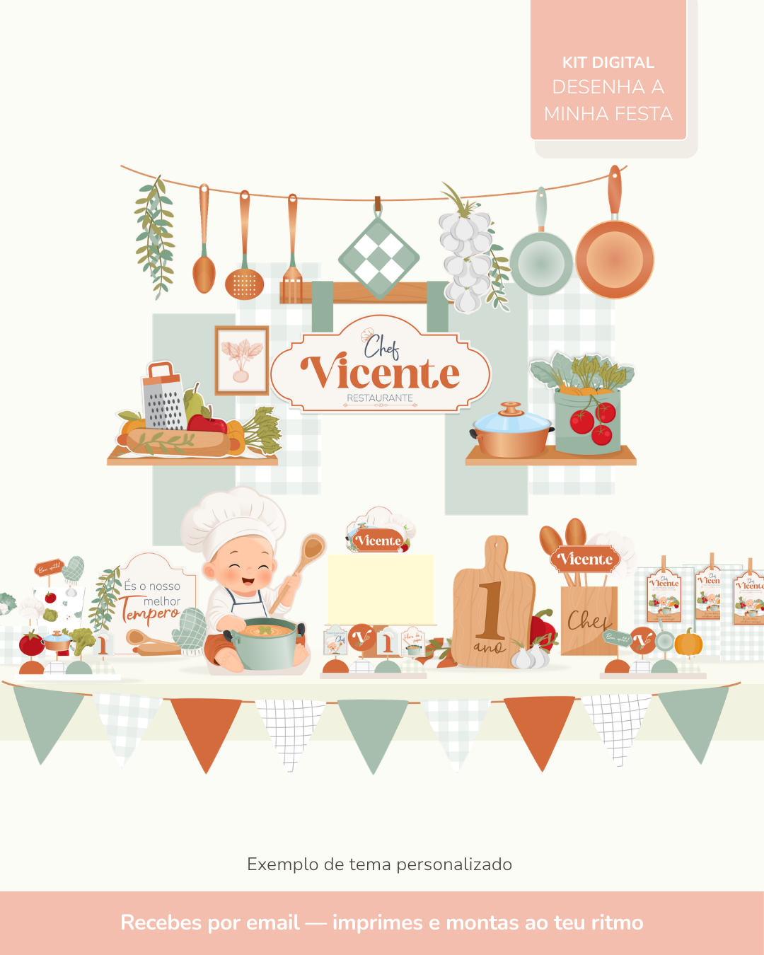 Kit Digital Personalizado - Desenha a Minha Festa 2