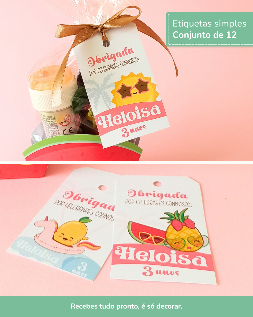 Etiquetas Simples | Conj. de 12 1