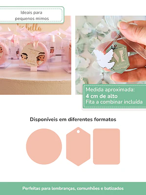 Etiquetas Pequenas | Conj. de 12  