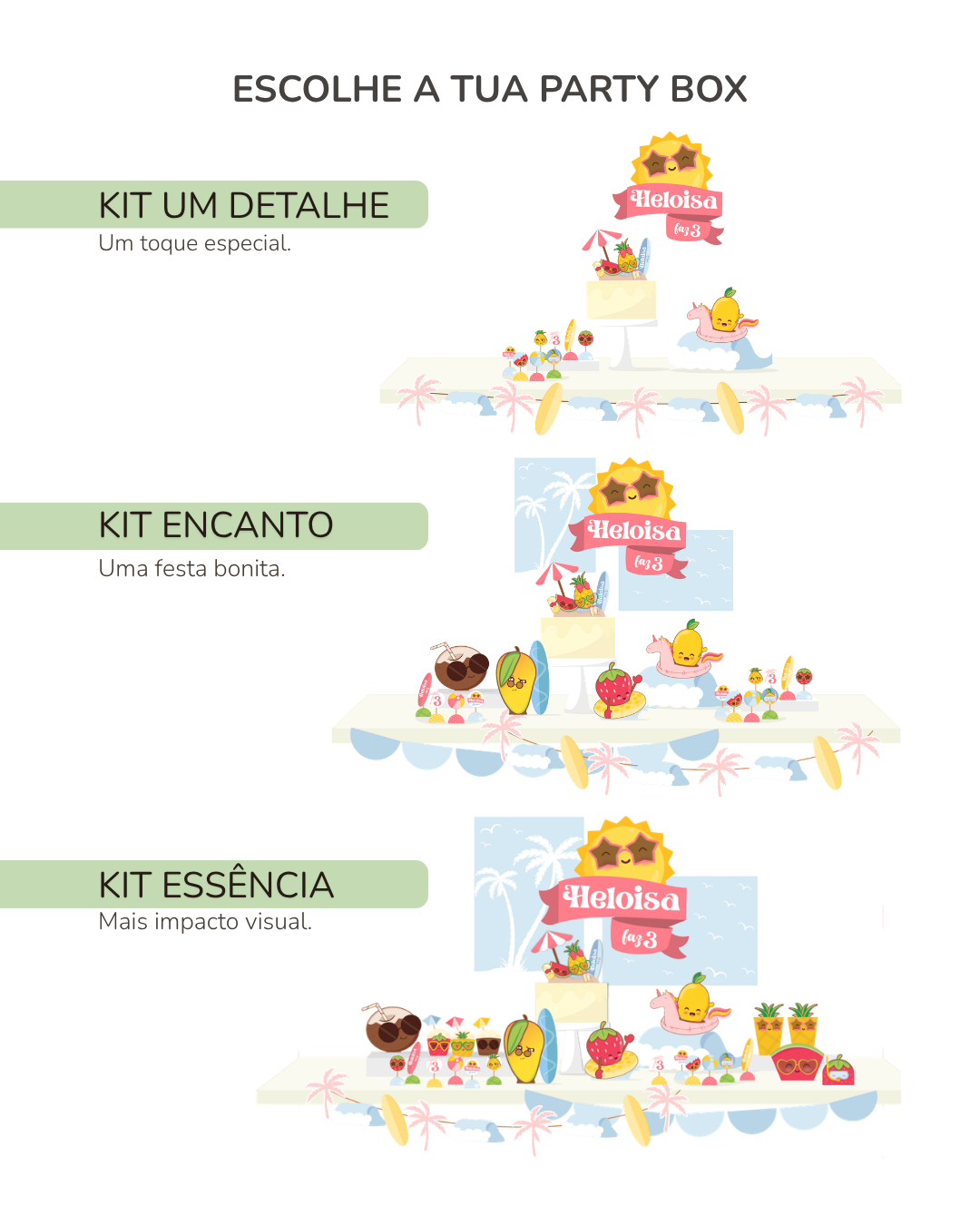 Kit de festa –  Summer Fruits 2