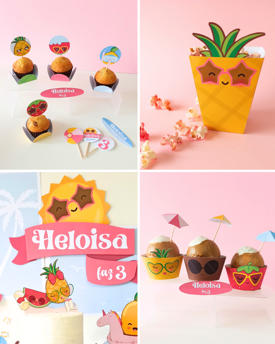 Kit de festa –  Summer Fruits 7