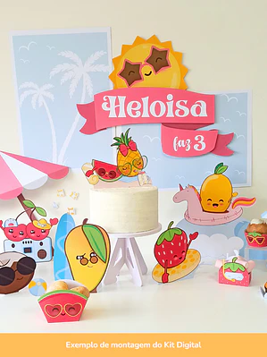  Kit Digital - Festa Summer Fruits