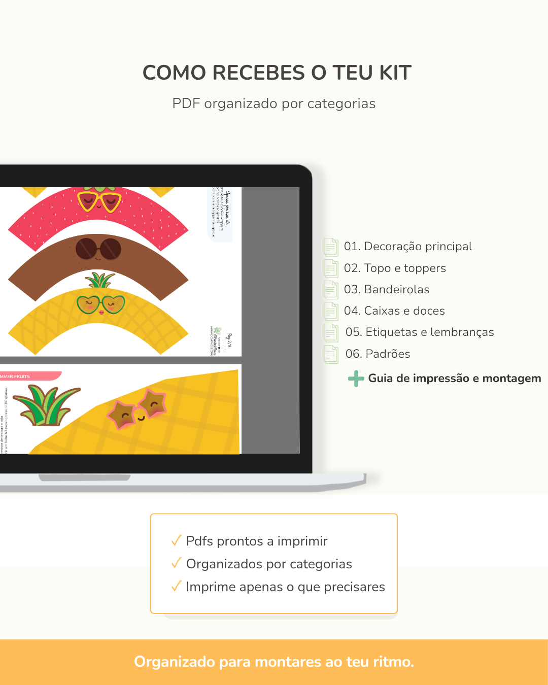  Kit Digital - Festa Summer Fruits 3