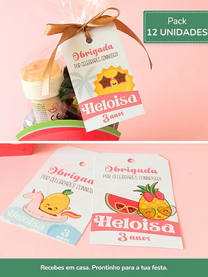 Etiquetas Impressas | 12 unid. — Summer Fruits