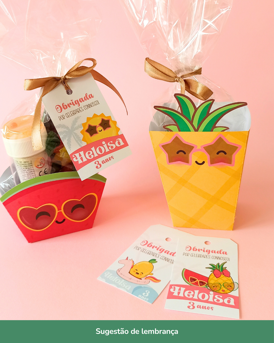 Etiquetas Impressas | 12 unid. — Summer Fruits 2