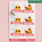Autocolantes Vinil multiusos | 12 Unid. – Summer Fruits - Thumbnail 1