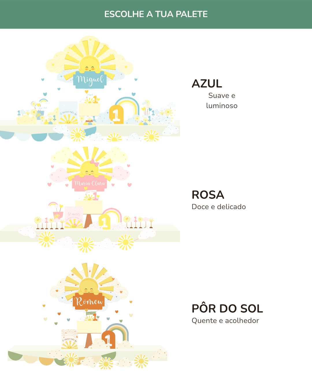 Kit de festa – Raio de Sol (Sunshine ) 6
