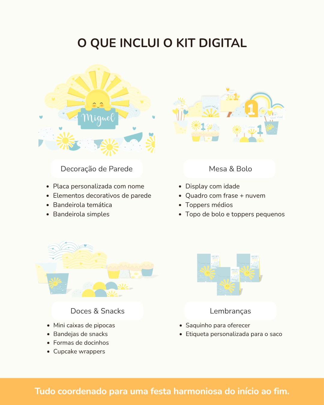 Kit Digital -  Raio de Sol ( Sunshine) 4