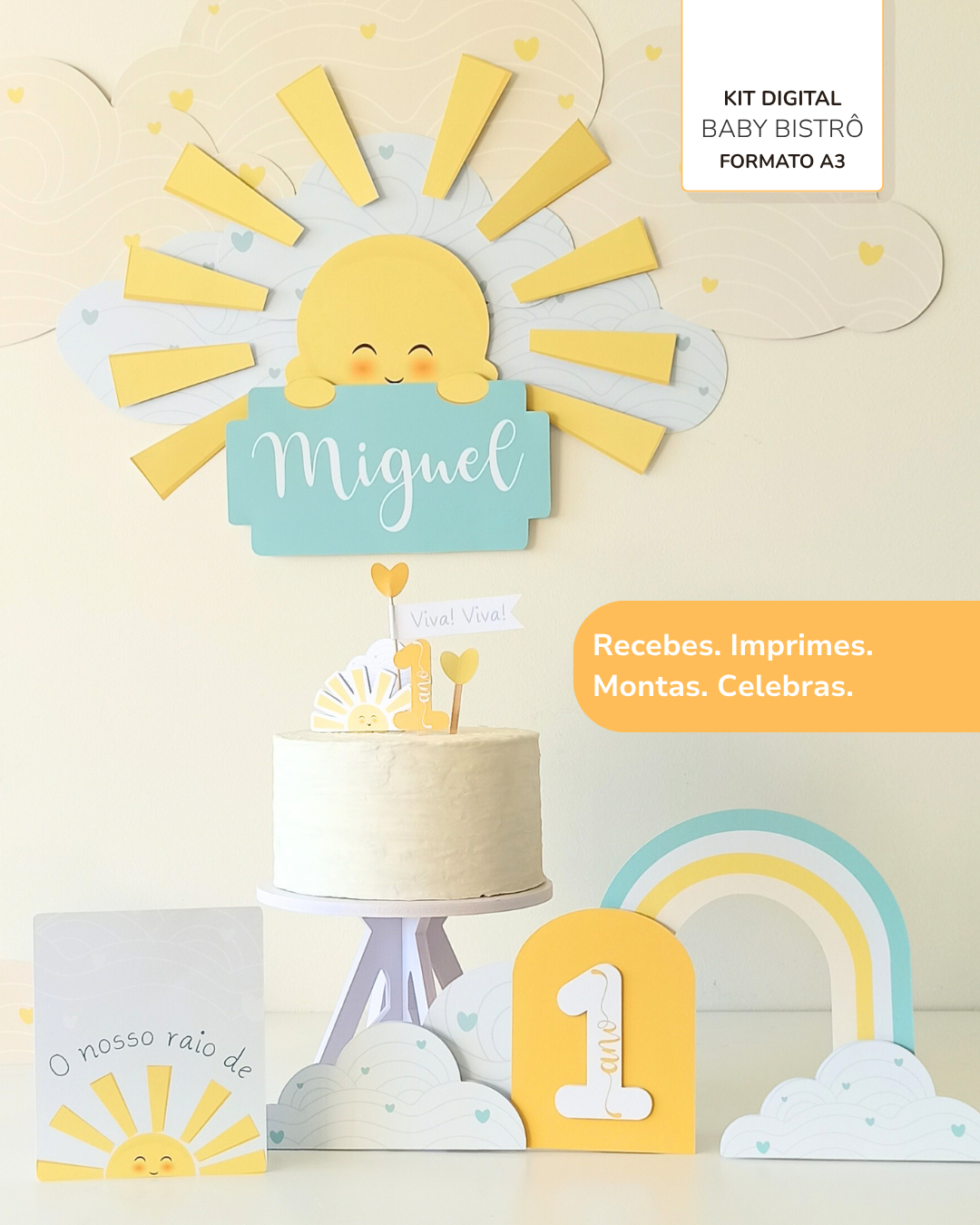  Kit Digital -  Raio de Sol ( Sunshine) 12