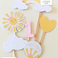 Toppers | 12 Unid. - Festa Sunshine - Raio de Sol - Thumbnail 2