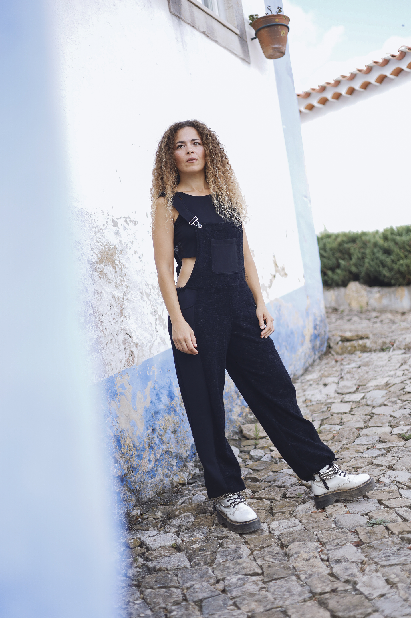 LEOPARD OVERALLS BLACK 2