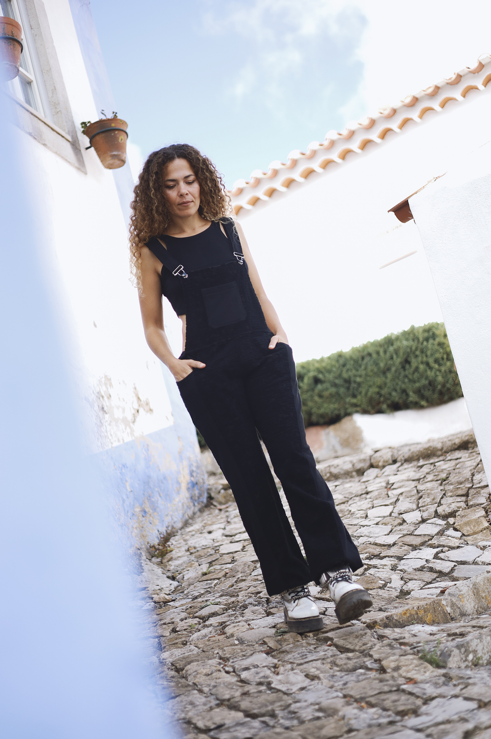 LEOPARD OVERALLS BLACK 3