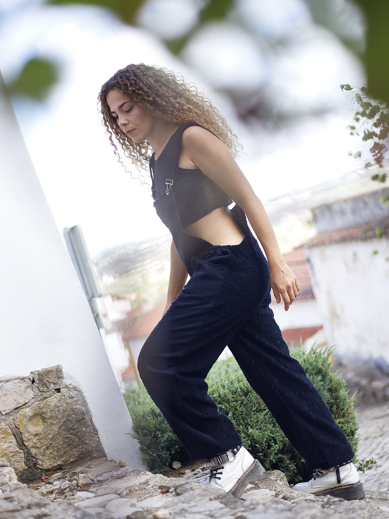 LEOPARD OVERALLS BLACK 5