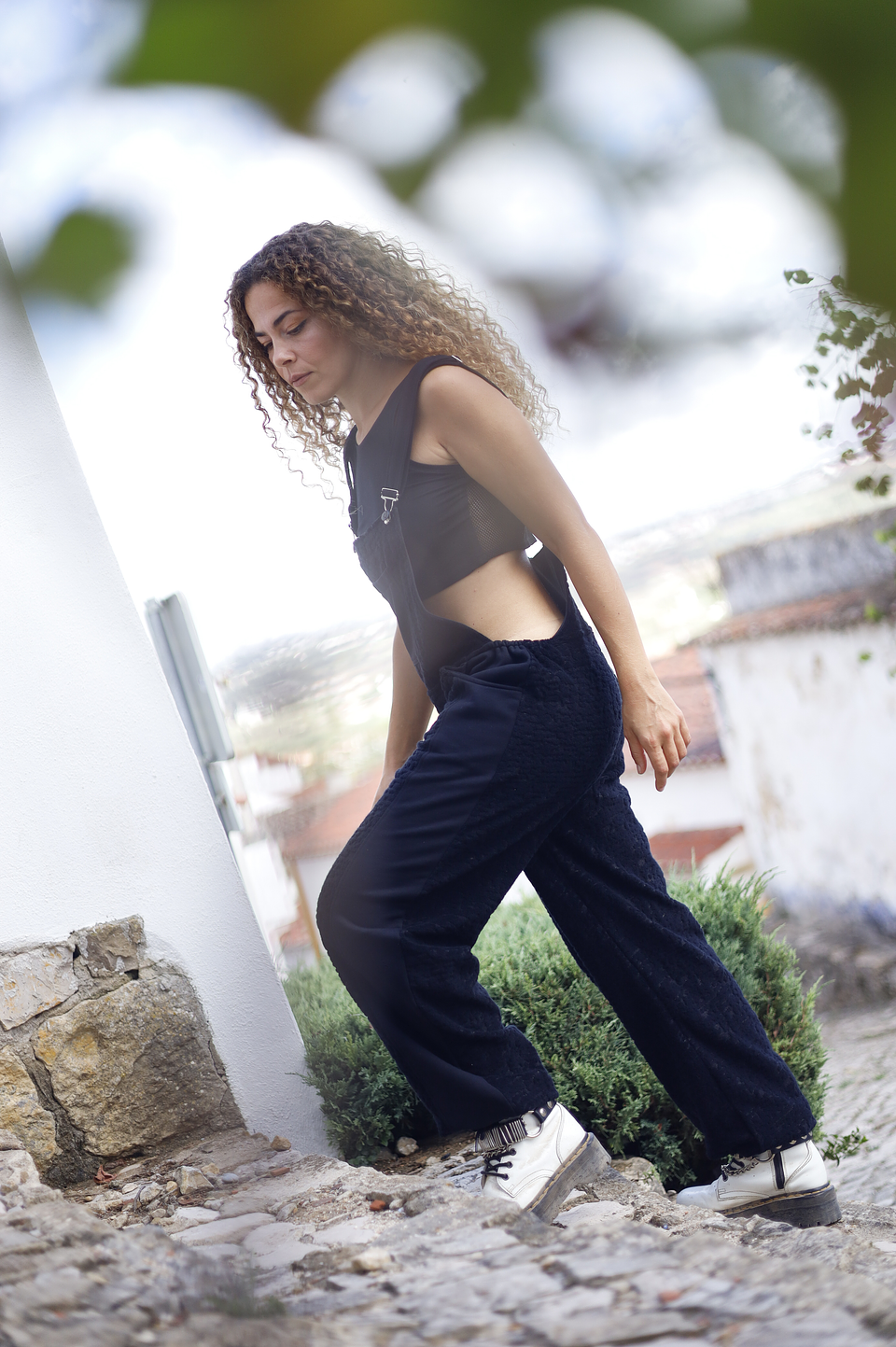 LEOPARD OVERALLS BLACK 5