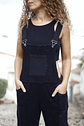 LEOPARD OVERALLS BLACK - thumbnail 9