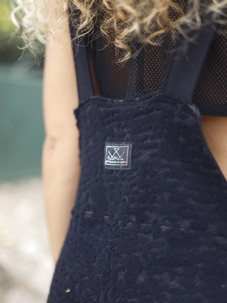 LEOPARD OVERALLS BLACK 10