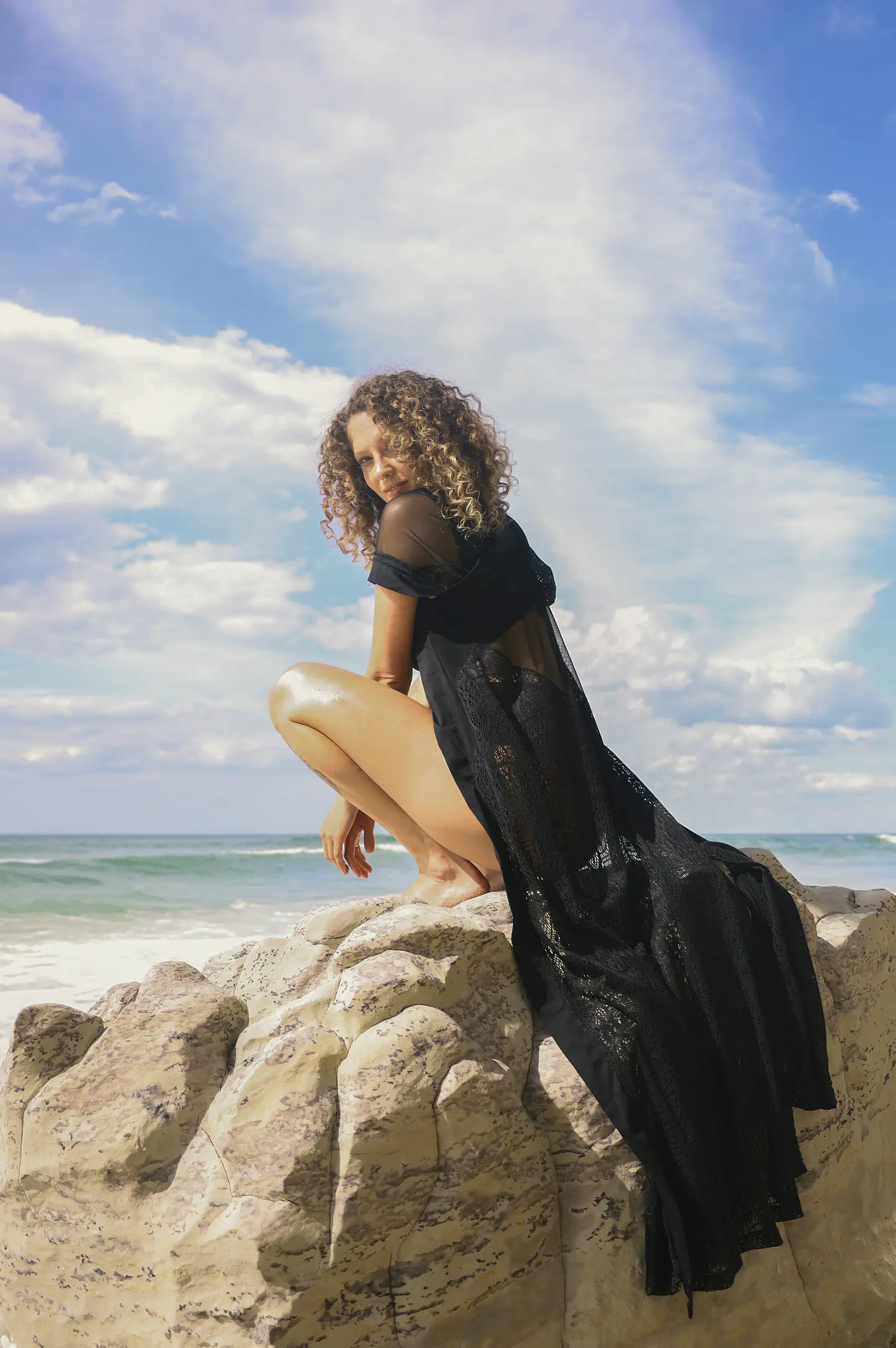 LUNA KIMONO Lace & Transparent 3