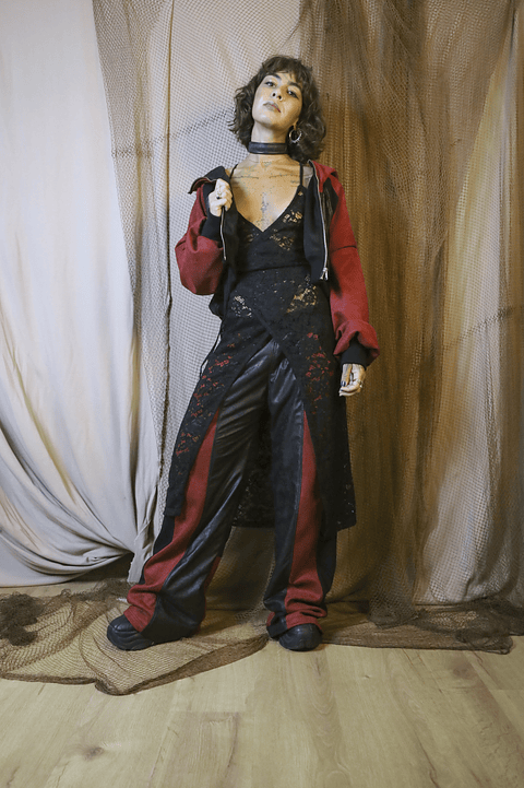 WAVE WRAP AROUND DRESS