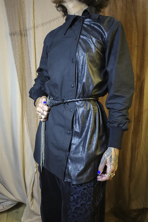 WAVE ASYMMETRIC SHIRT