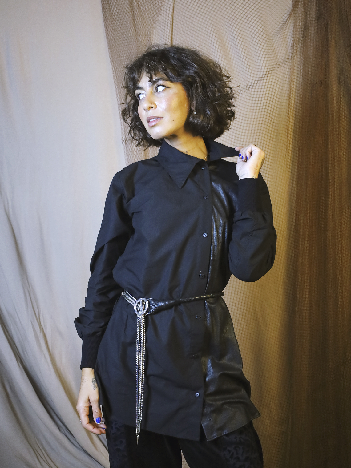 WAVE ASYMMETRIC SHIRT 7