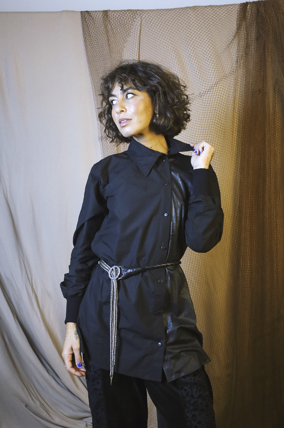 WAVE ASYMMETRIC SHIRT 7