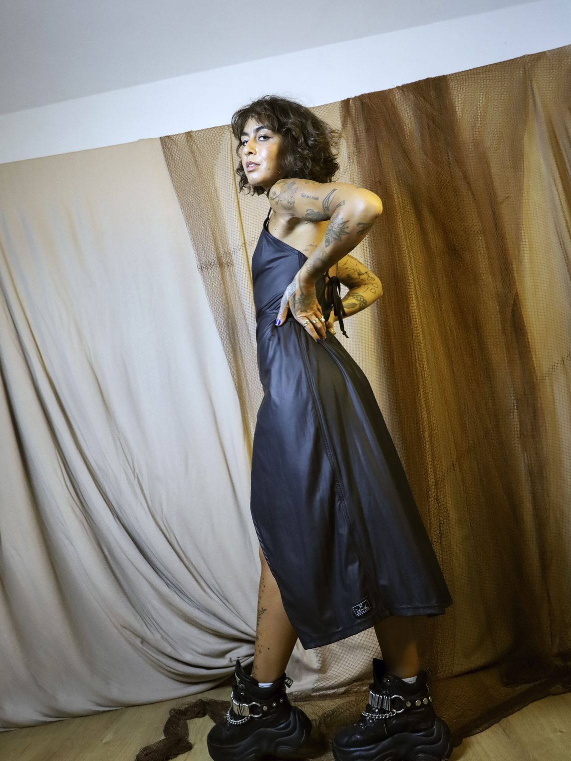 WAVE WRAP AROUND DRESS 3