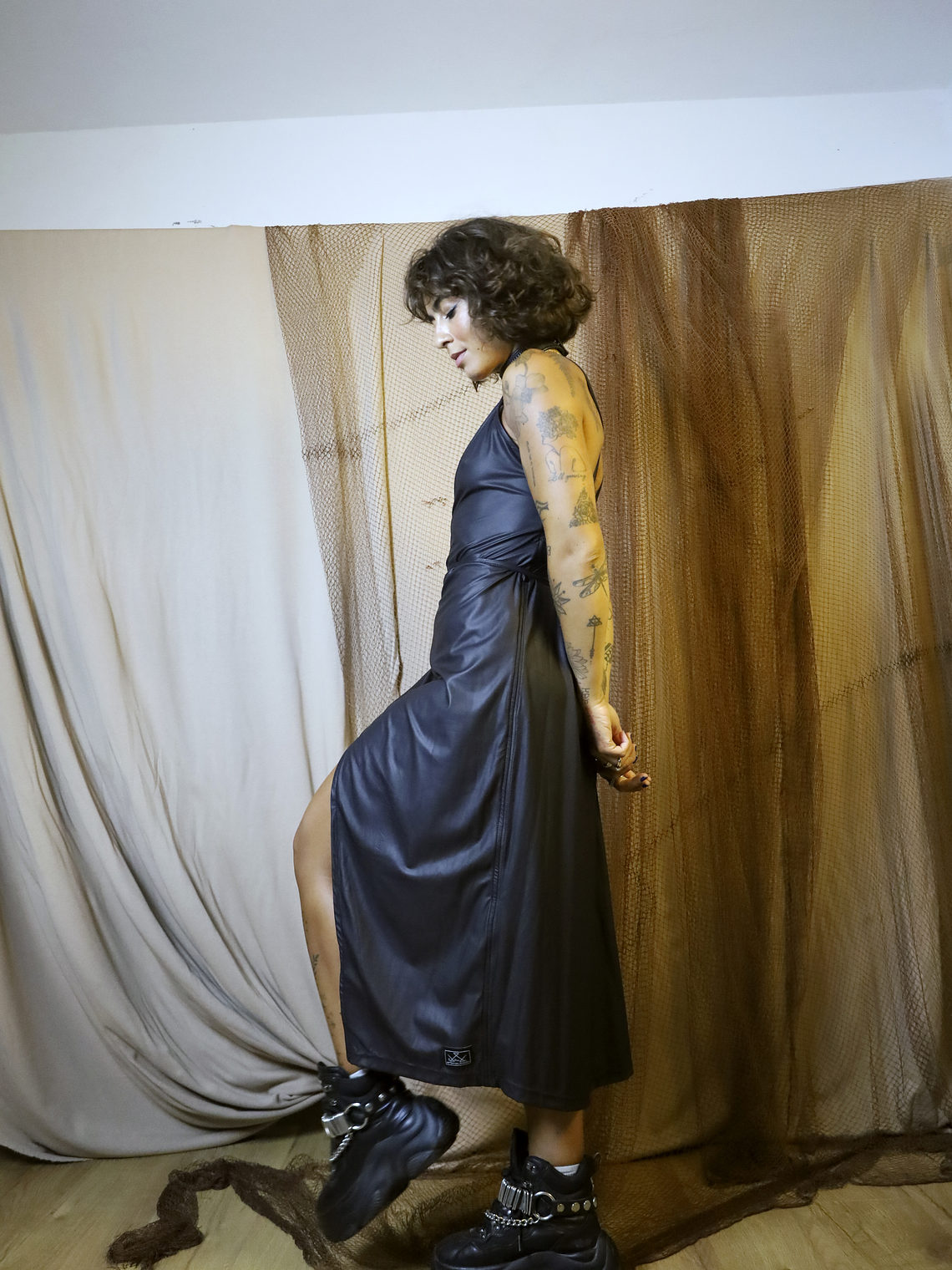 WAVE WRAP AROUND DRESS 5