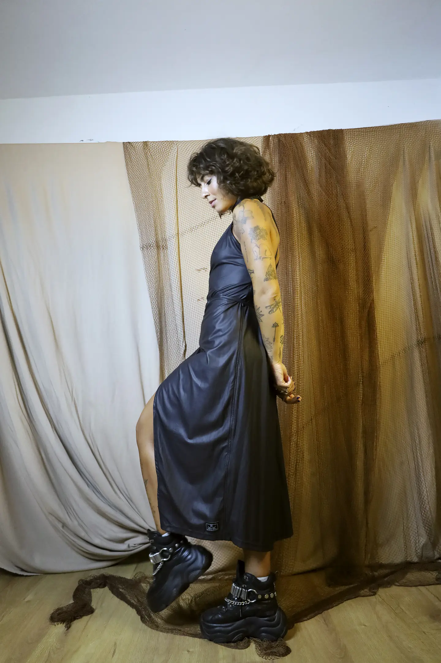 WAVE WRAP AROUND DRESS 5