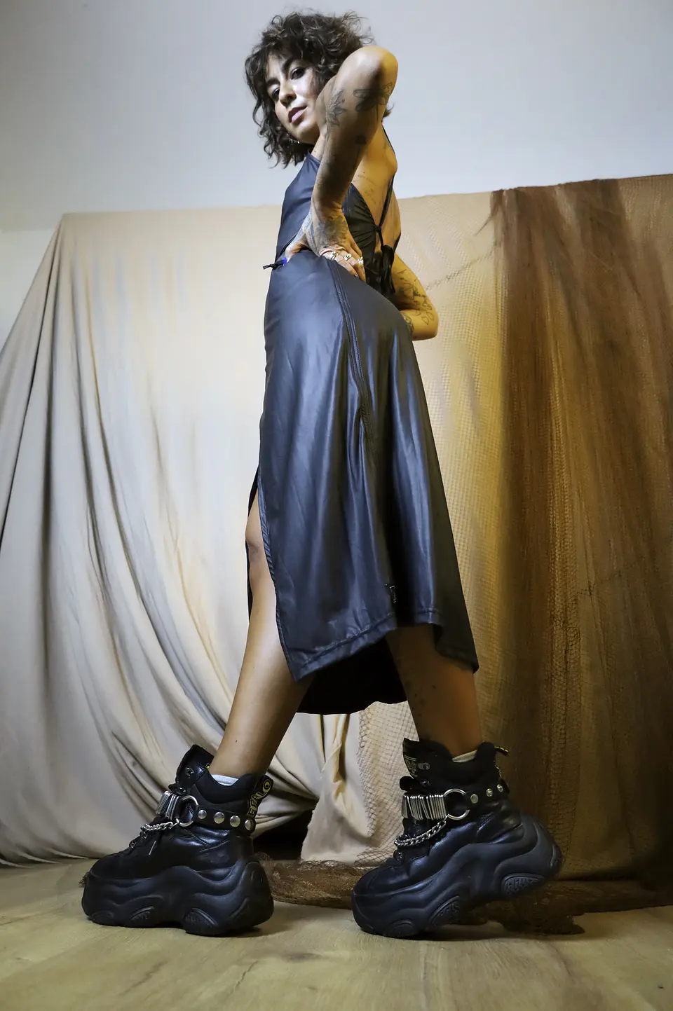 WAVE WRAP AROUND DRESS 8