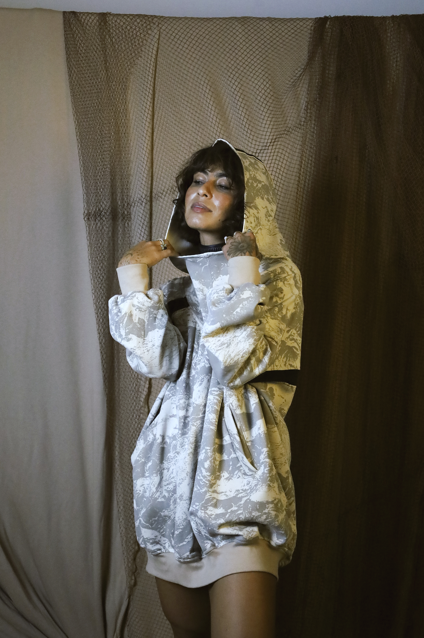 DESERT HOODIE DRESS 11