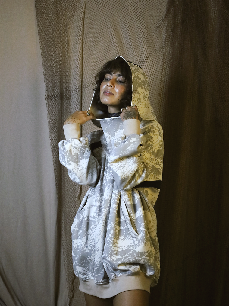 DESERT HOODIE DRESS 11