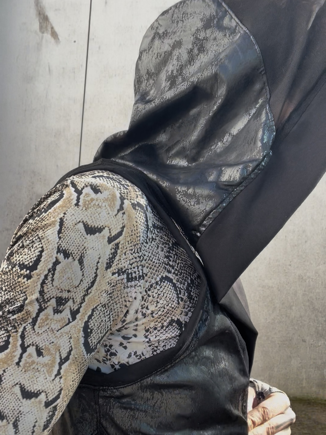 LUNA KIMONO Black & Transparent 6