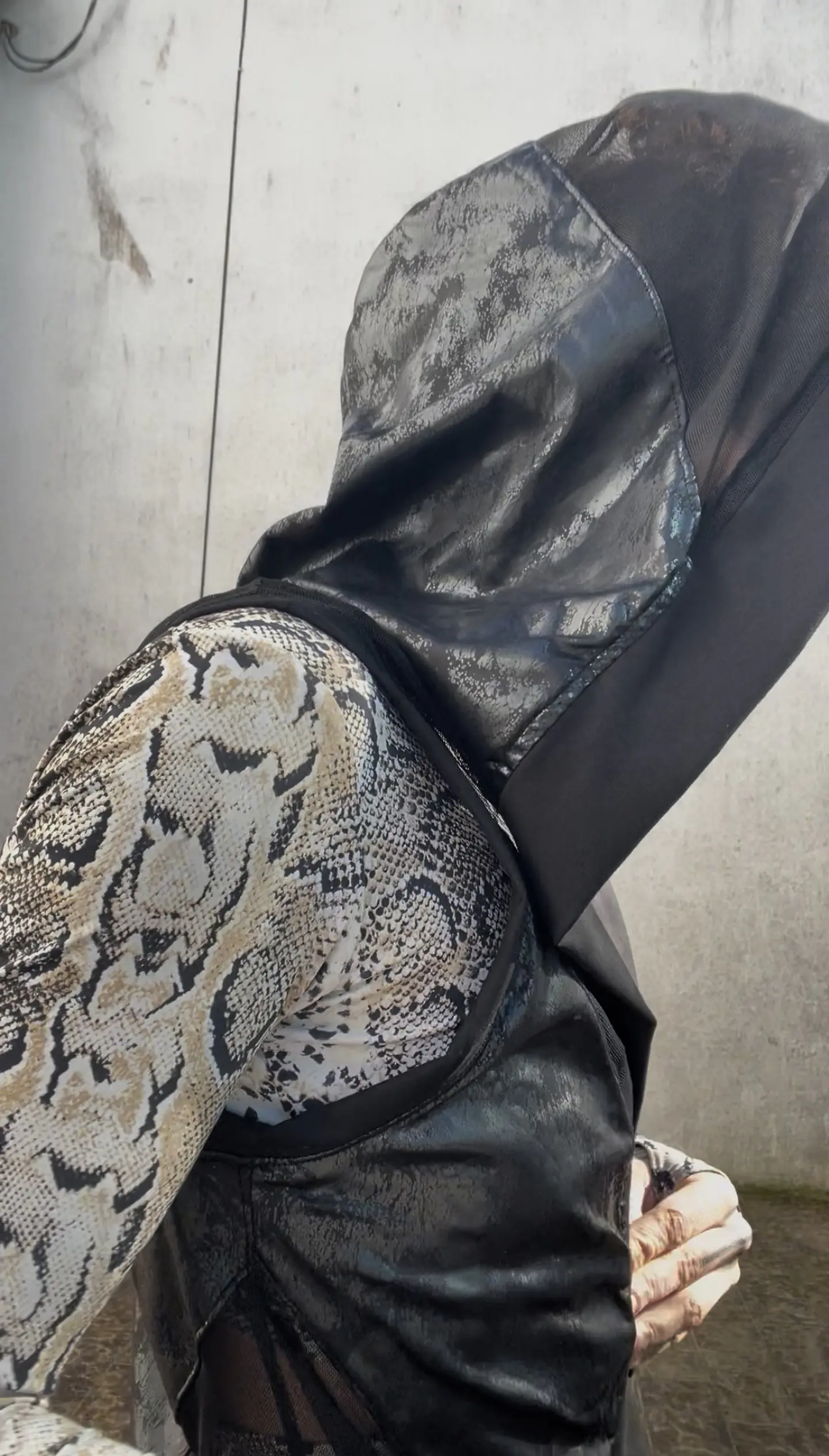 LUNA KIMONO Black & Transparent 6