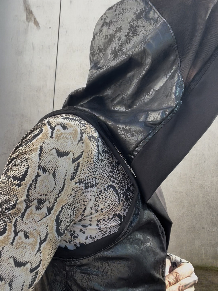 LUNA KIMONO Black & Transparent 6