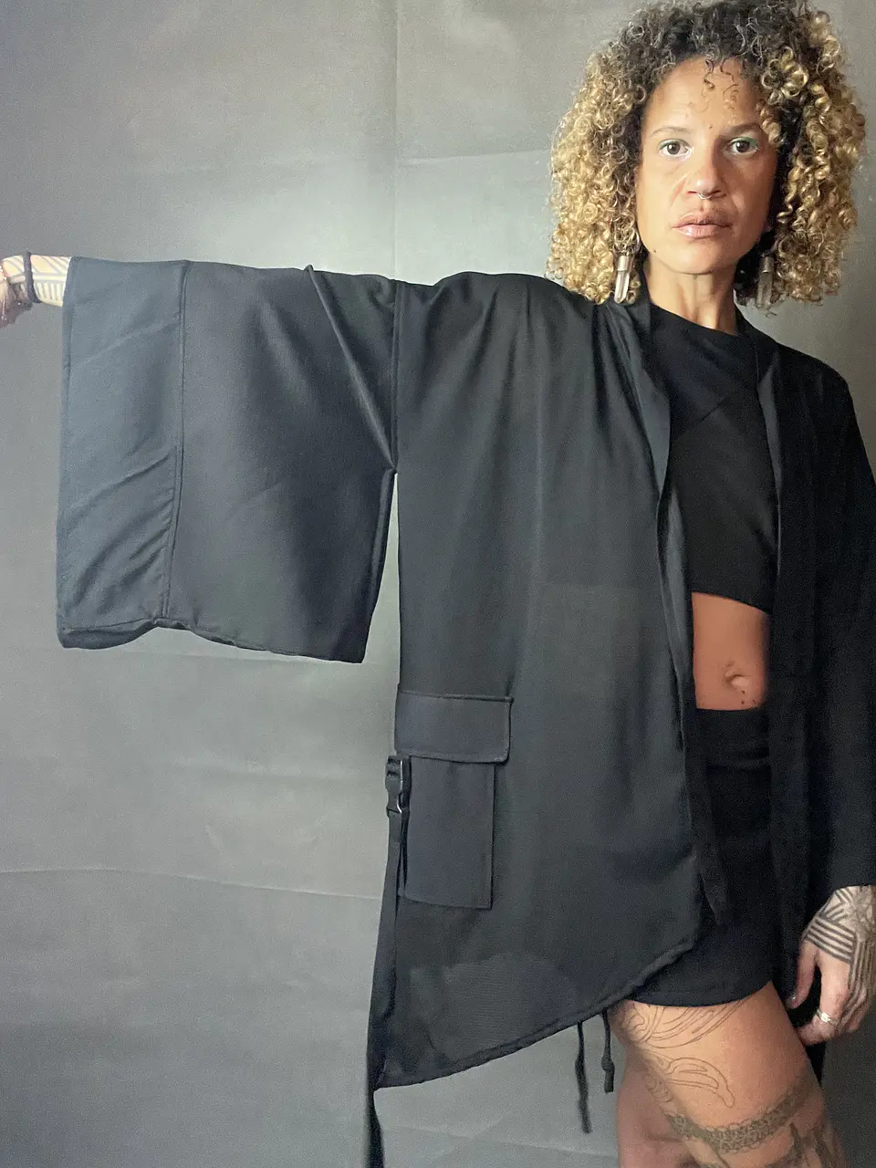 SHADOW Cargo Kimono 9