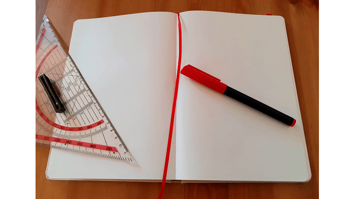 Caderno com serigrafia 