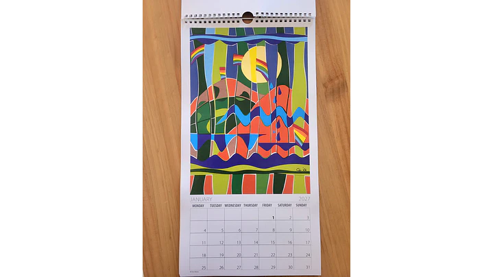 Calendário de parede 2027 2