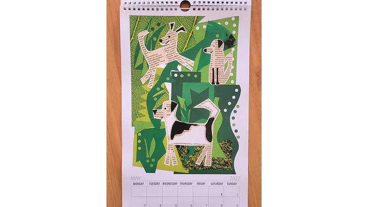 Calendário de parede 2027 6