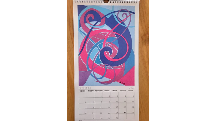 Calendário de parede 2027 13
