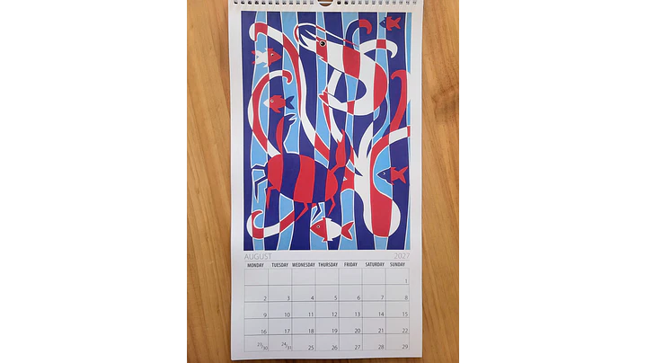 Calendário de parede 2027 9