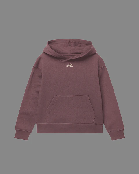 BOXY HOODIE PHASE WINE