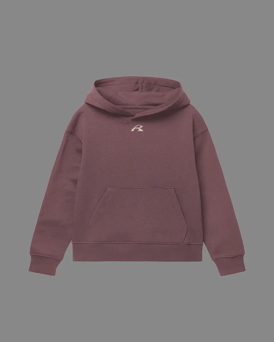 BOXY HOODIE PHASE WINE 1