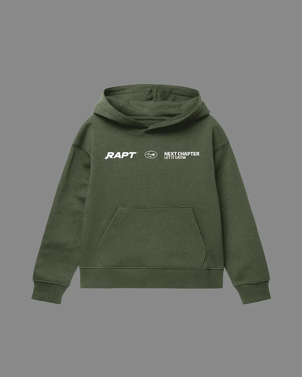 BOXY NEXT CHAPTER HOODIE GREEN 1