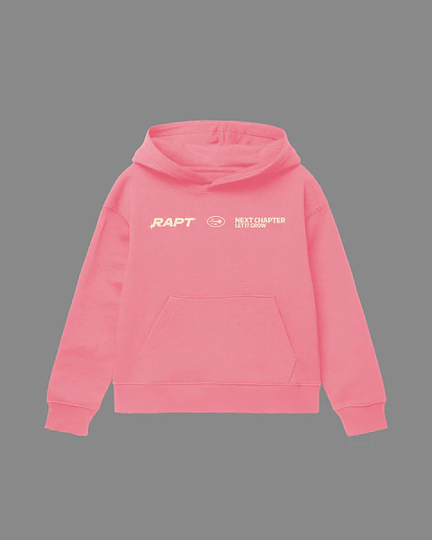 BOXY NEXT CHAPTER HOODIE PINK / PRE-ORDER