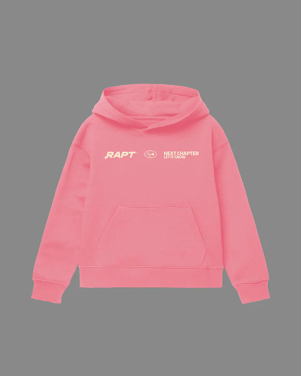 BOXY NEXT CHAPTER HOODIE PINK / PRE-ORDER 1