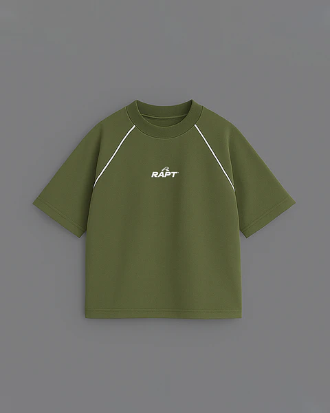 BOXY LOW TEE MOSS
