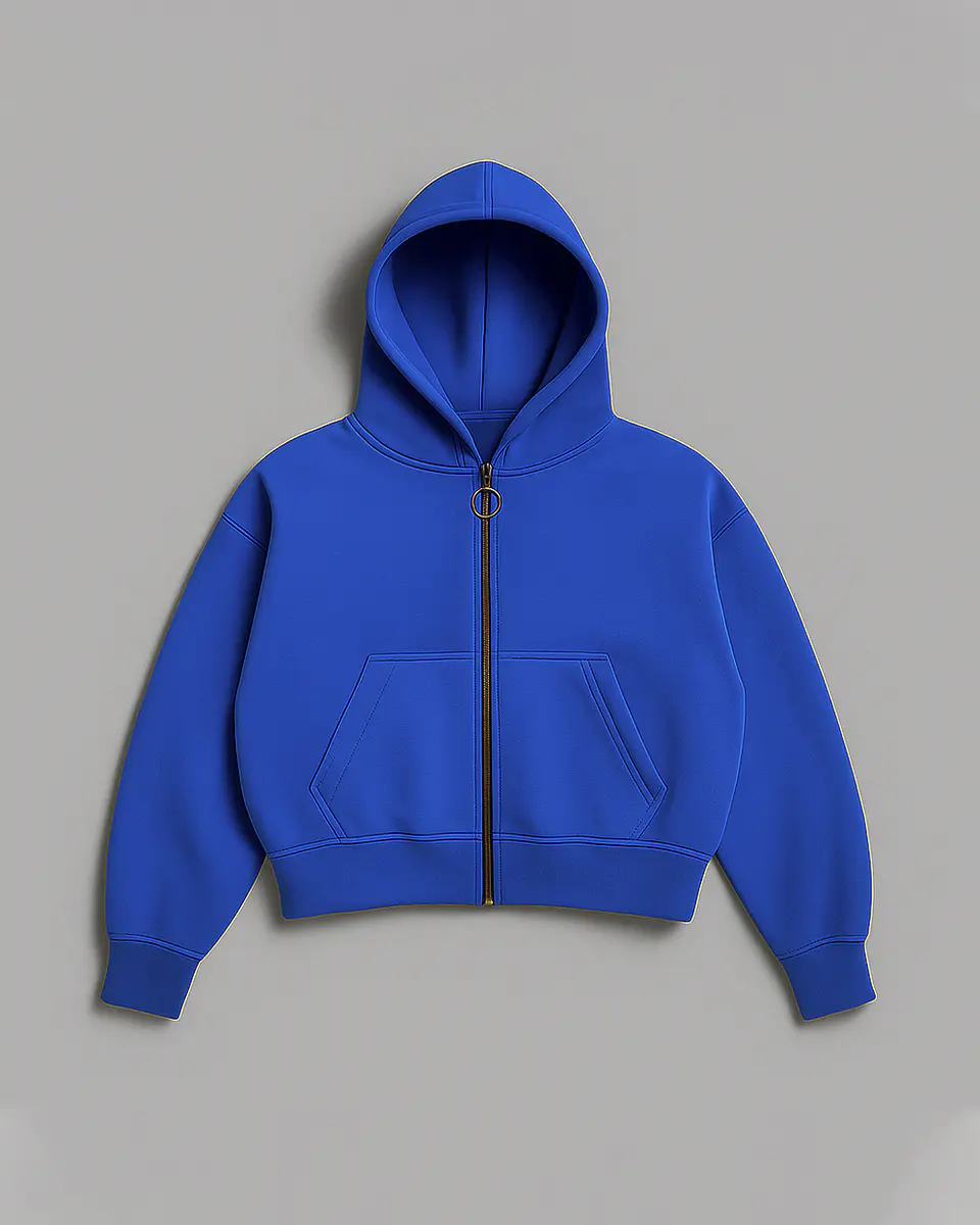  ZIP HOODIE LOW TIDE BLUE 1
